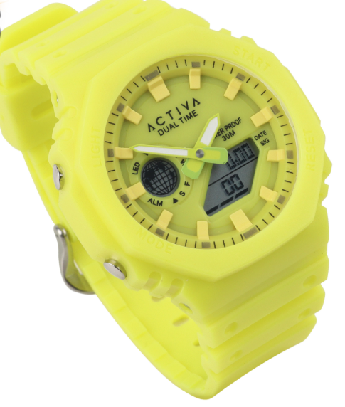 Activa Recon X Invicta Digital Unisex Watch - 45.5mm, Fluorescent Green (ACW423-006)