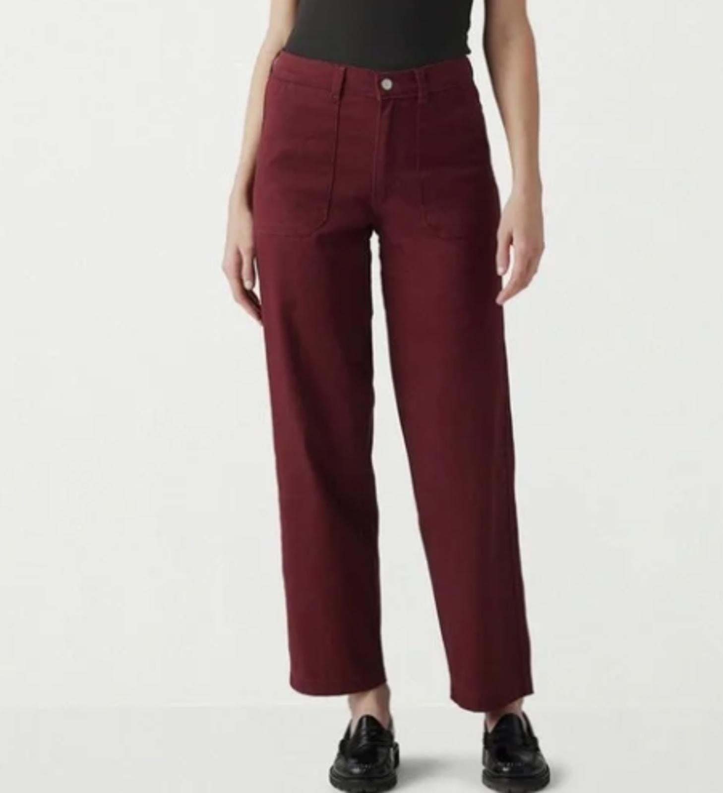 LEVIS WOMENS UTILITY PANTS WINDSOR WINE - 30" Waist (10)