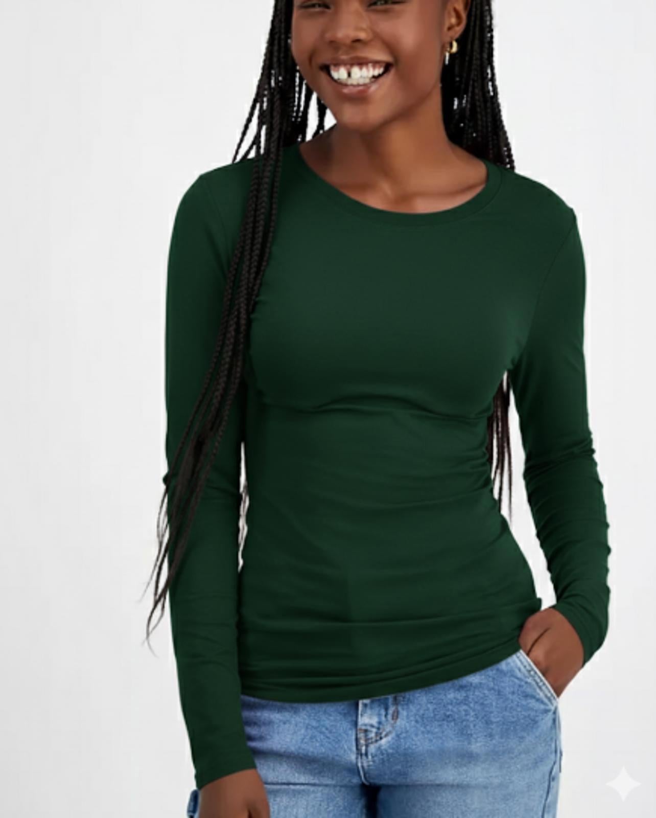 AVETO JUNIORS LONG-SLEEVE T-SHIRT FOREST NIGHT - Size - XL