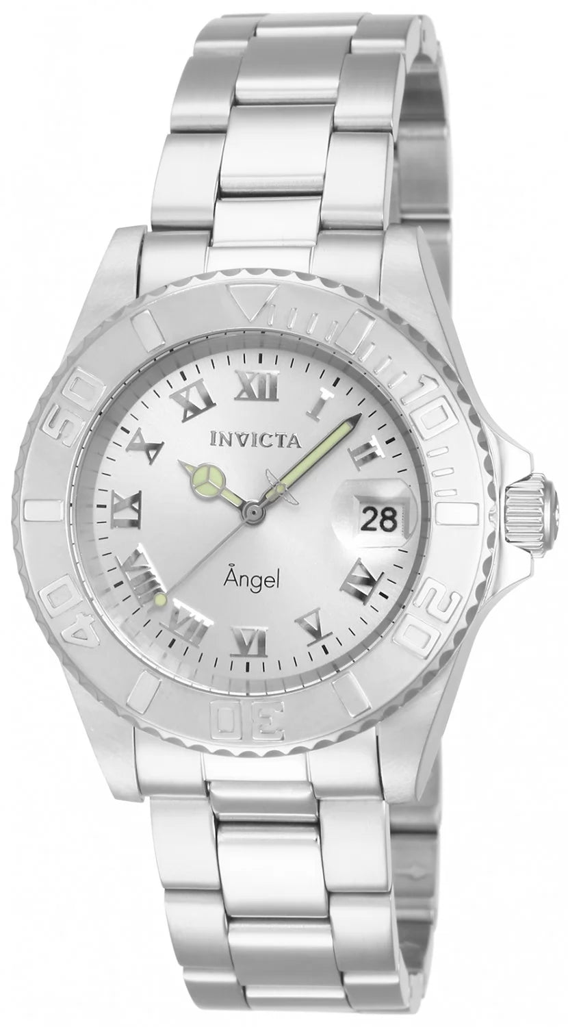 Invicta Angel Quartz Silver Dial Lady Watch 40 mm 14320
