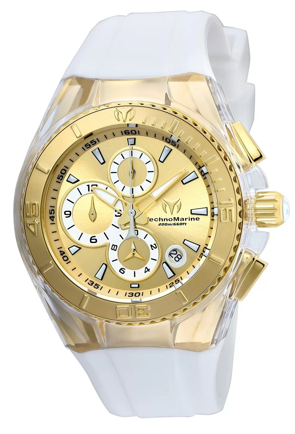TechnoMarine Cruise Quartz Gold Dial Lady Watch 40 mm TM-115311