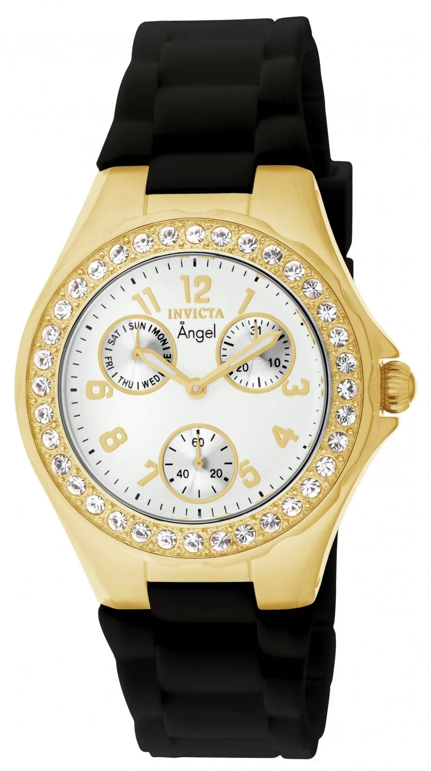 Invicta Angel Quartz White Dial Lady Watch 38 mm 1643