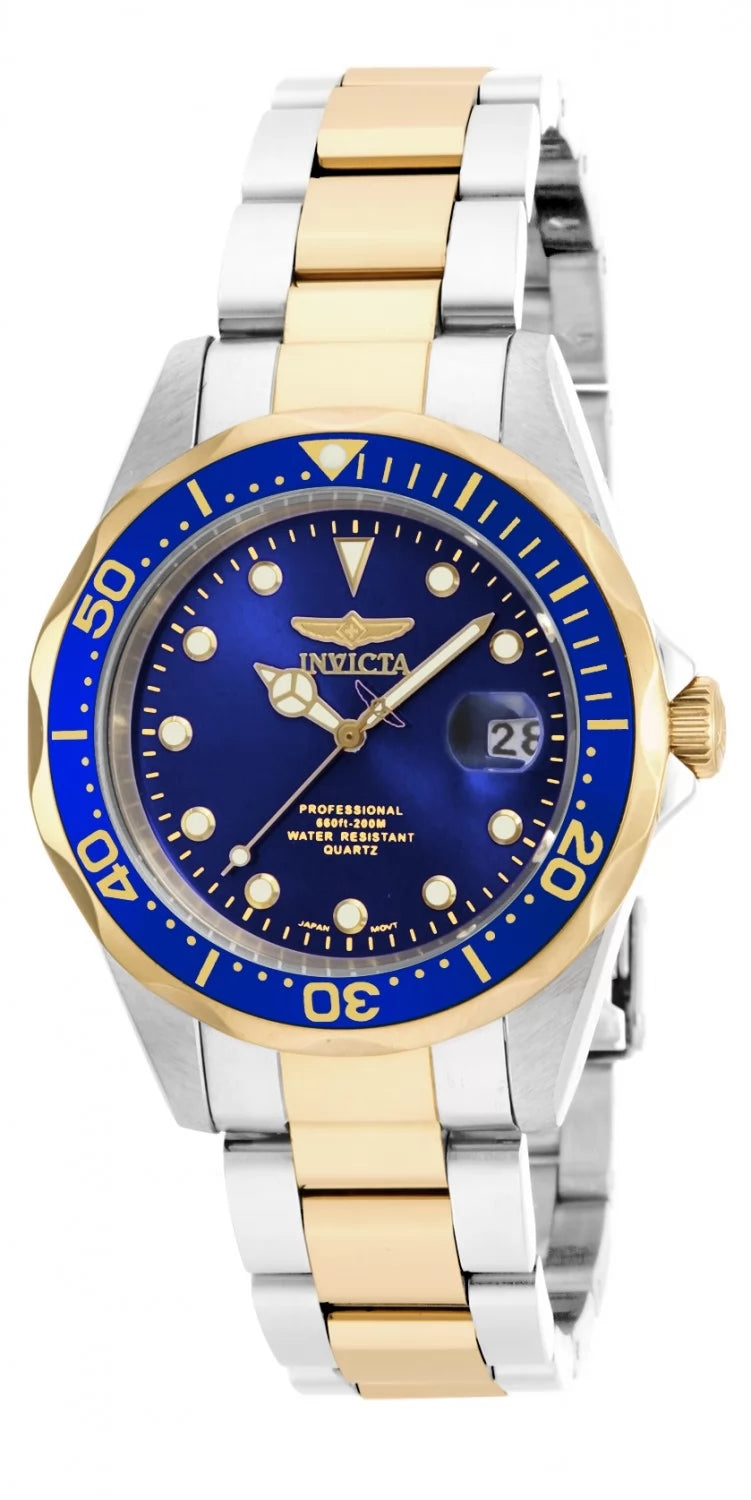 Invicta Pro Diver Quartz Blue Dial Men's Watch 37 mm 17050