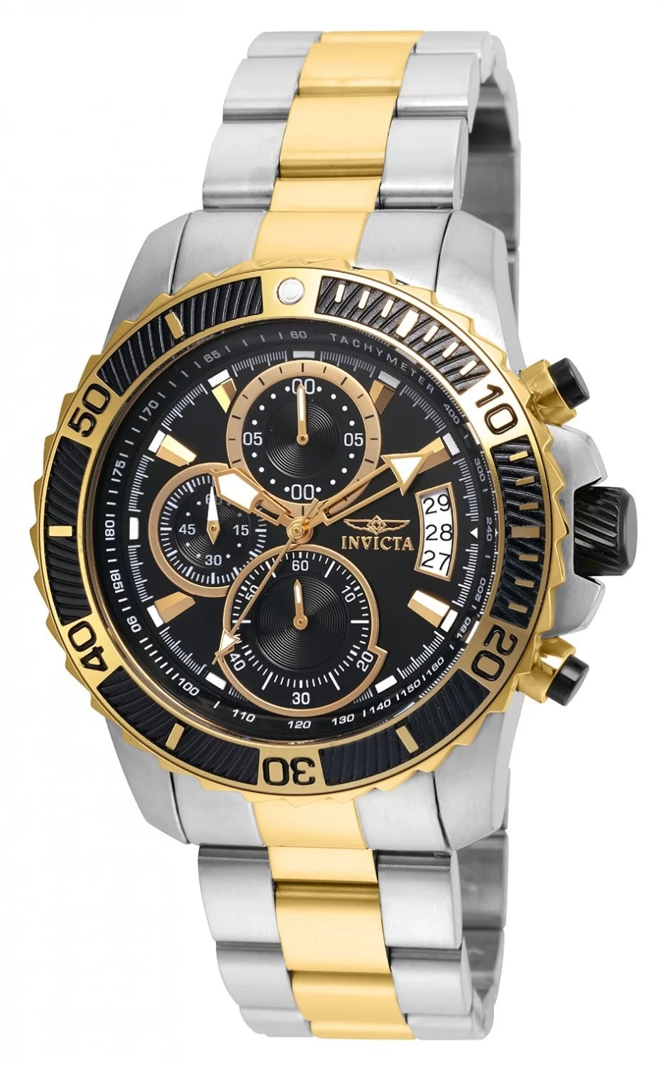 Invicta Pro Diver Quartz Black Dial Men's Watch 45 mm 22418