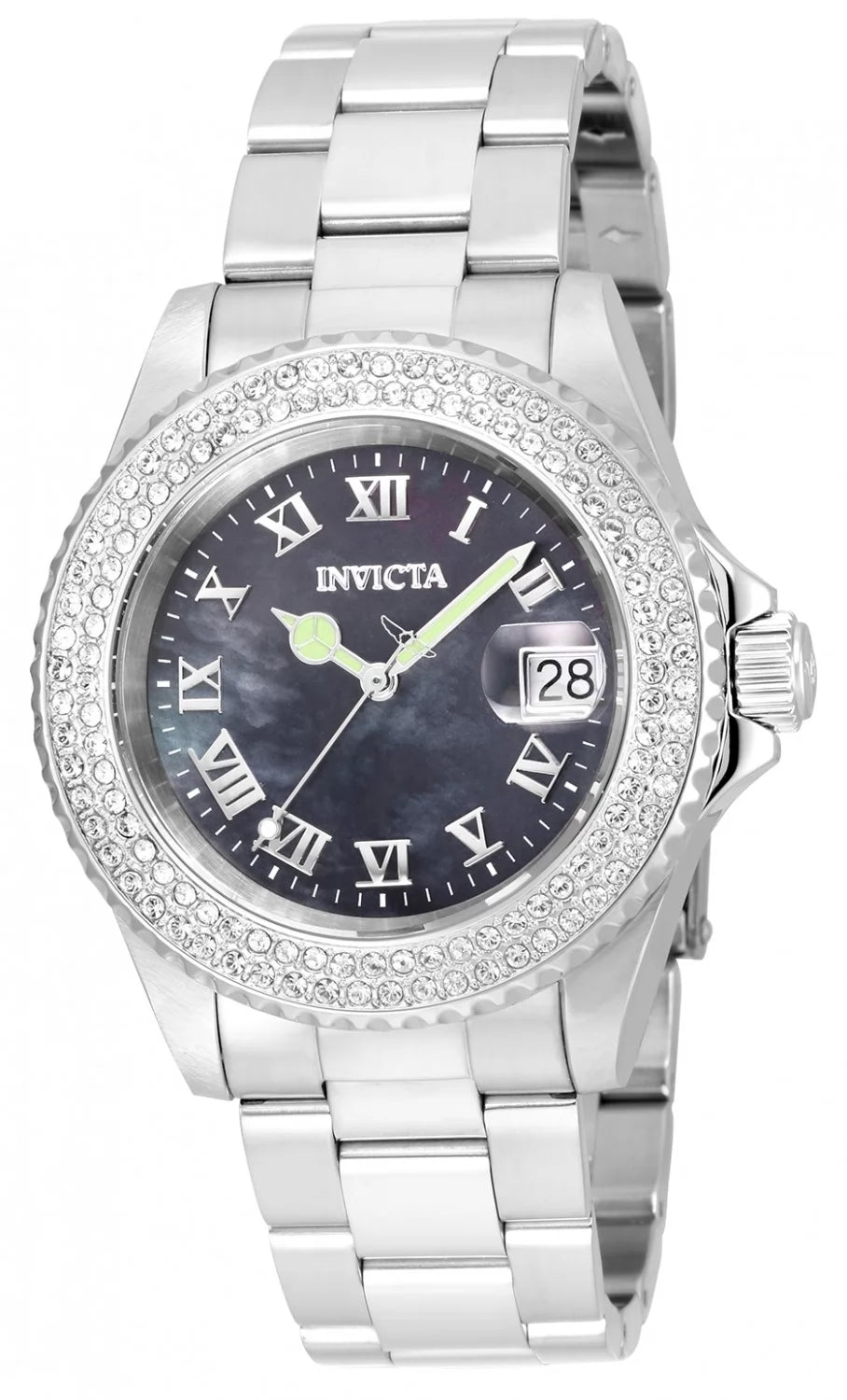 Invicta Angel Quartz Black Dial Lady Watch 40 mm 21711