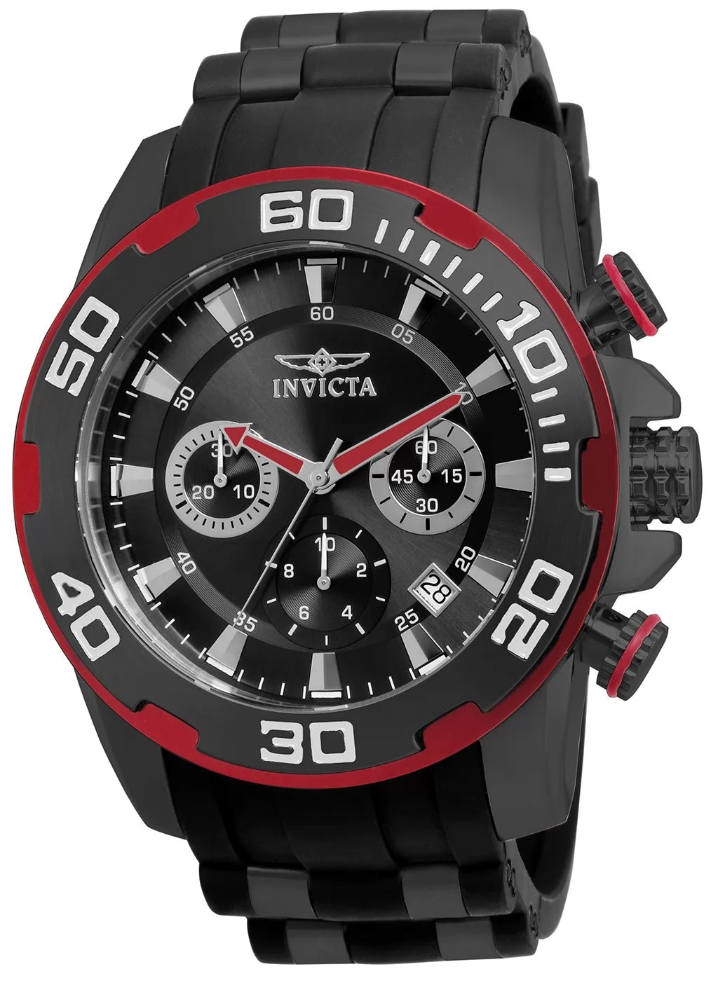 Invicta Pro Diver Quartz Black Dial Men's Watch 50 mm 22310
