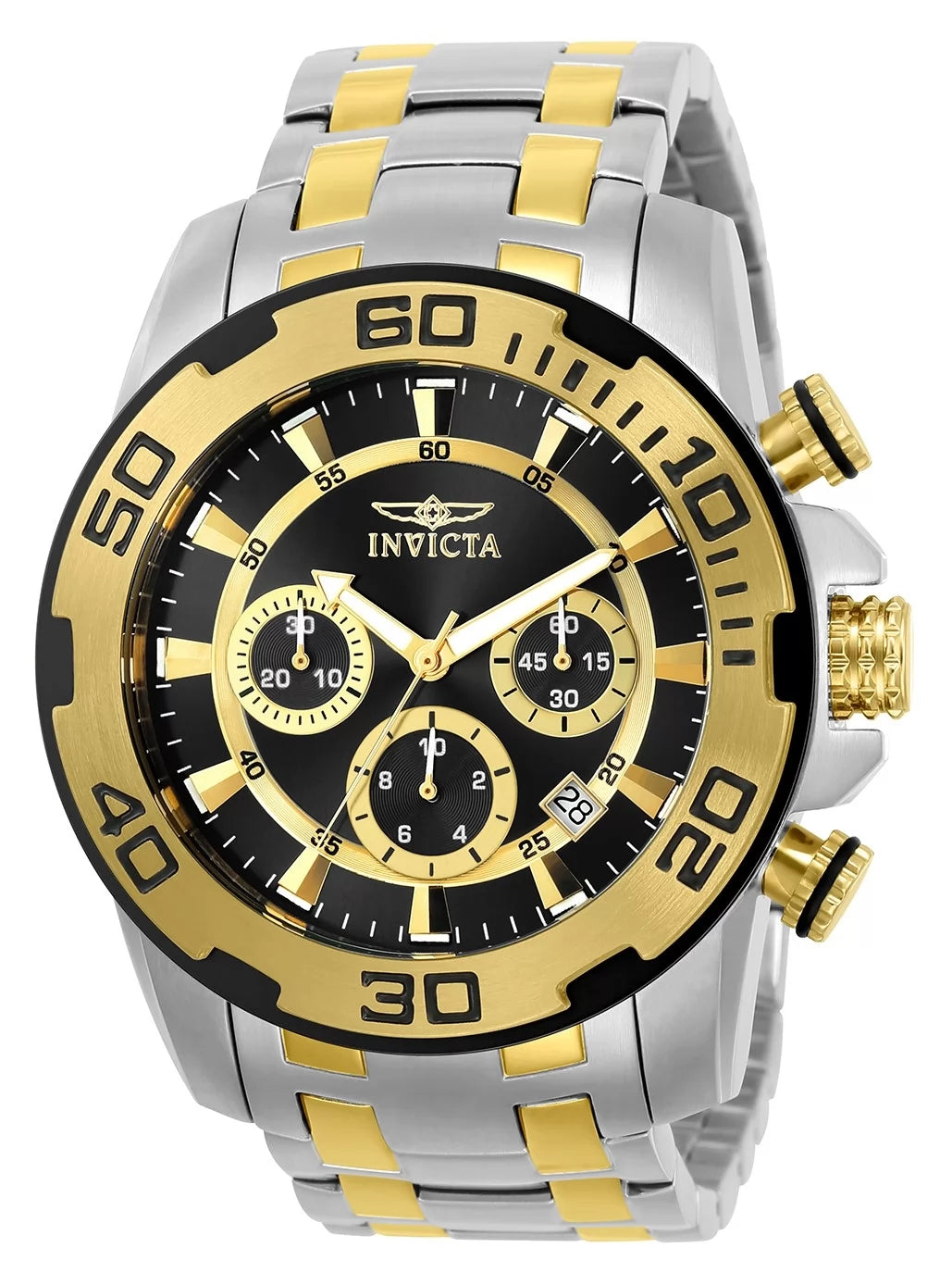 Invicta Pro Diver Quartz Black Dial Men's Watch 50 mm 22322