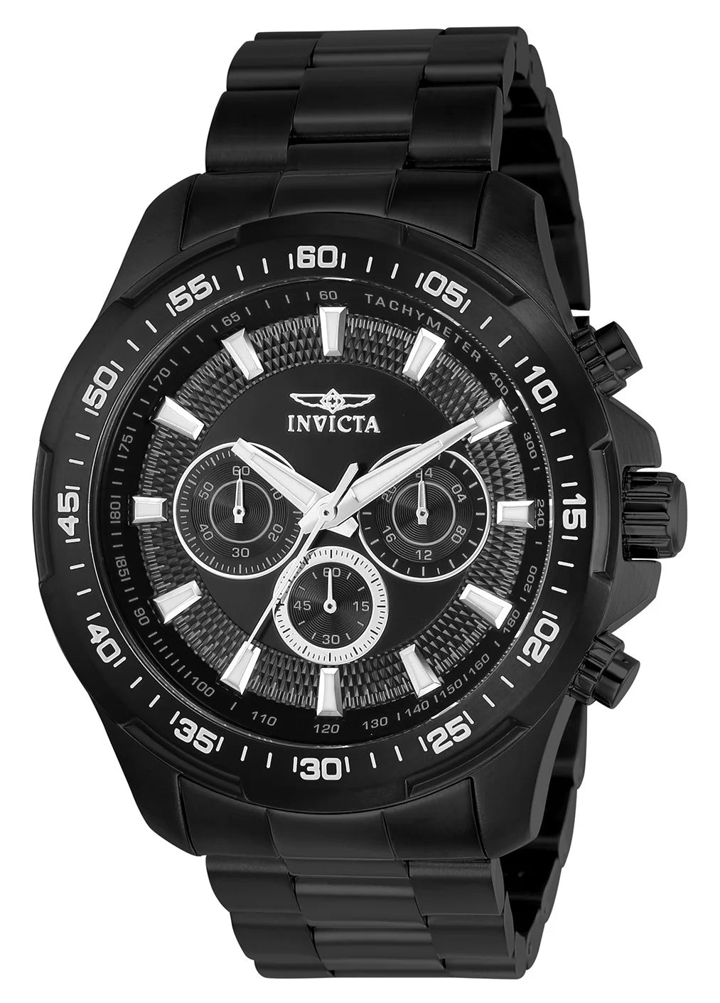 Invicta Speedway Quartz Black Dial Men's Watch 48 mm 22785