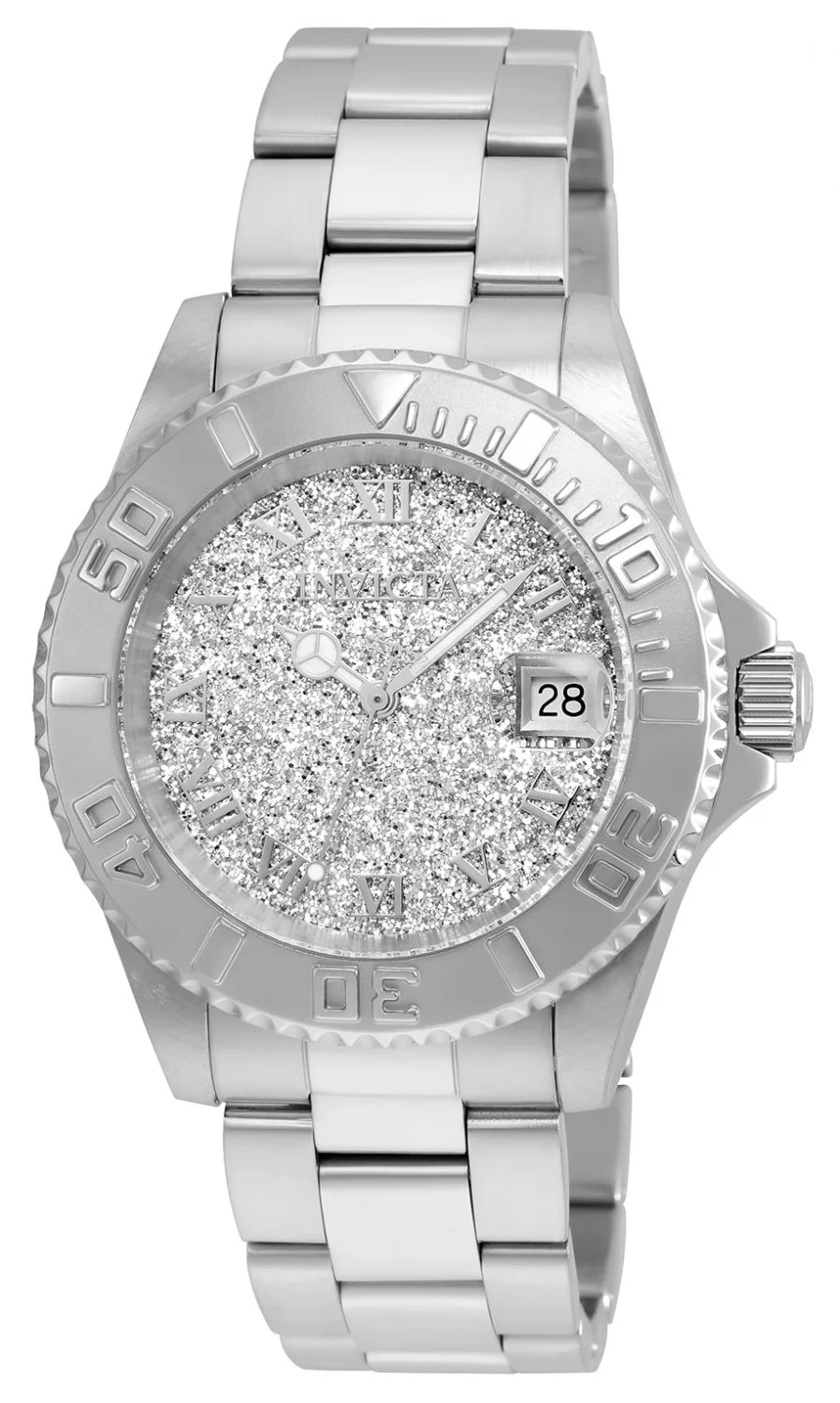 Invicta Angel Quartz Silver Dial Lady Watch 40 mm 22706