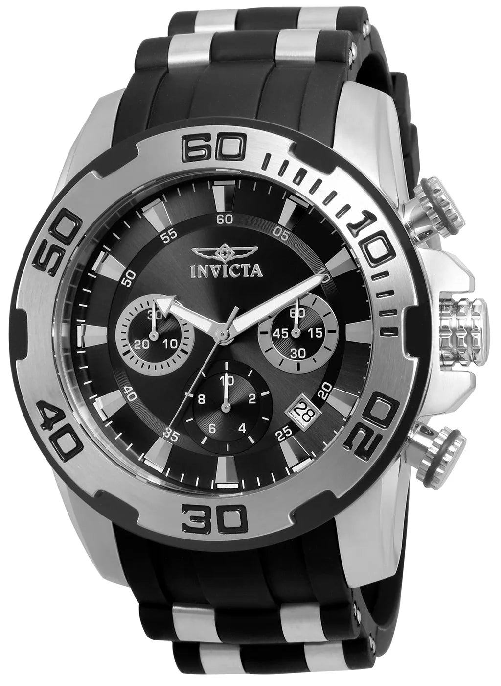 Invicta Pro Diver Quartz Black Dial Men's Watch 50 mm 22311