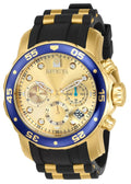 Invicta Pro Diver Quartz Gold Dial Men's Watch 48 mm 17881