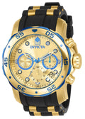 Invicta Pro Diver Quartz Gold Dial Men's Watch 48 mm 17887