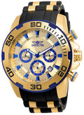 Invicta Pro Diver Quartz Gold Dial Men's Watch 50 mm 22308