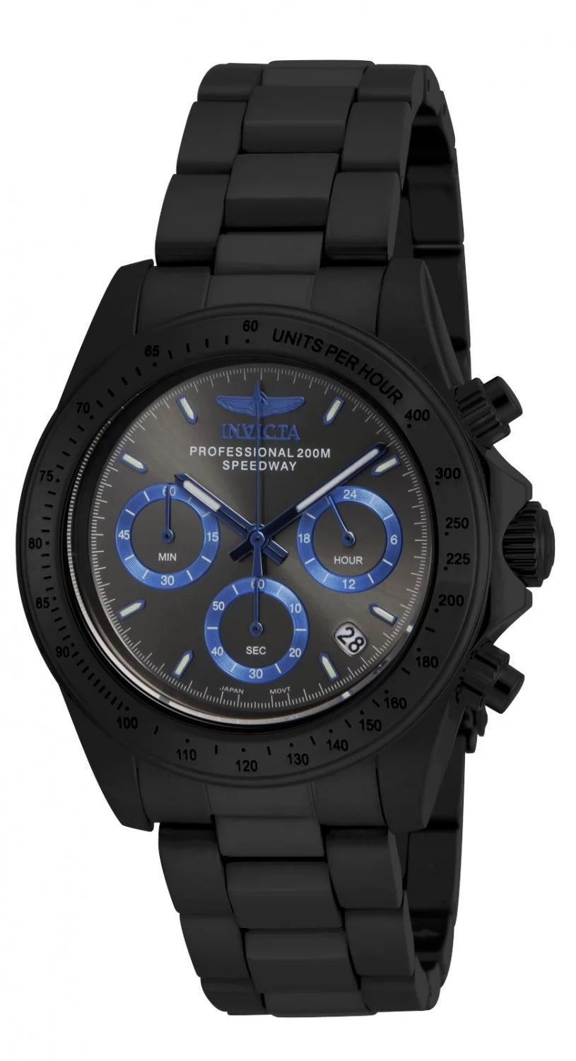 Invicta Speedway Quartz Charcoal Dial Men's Watch 39 mm 17313