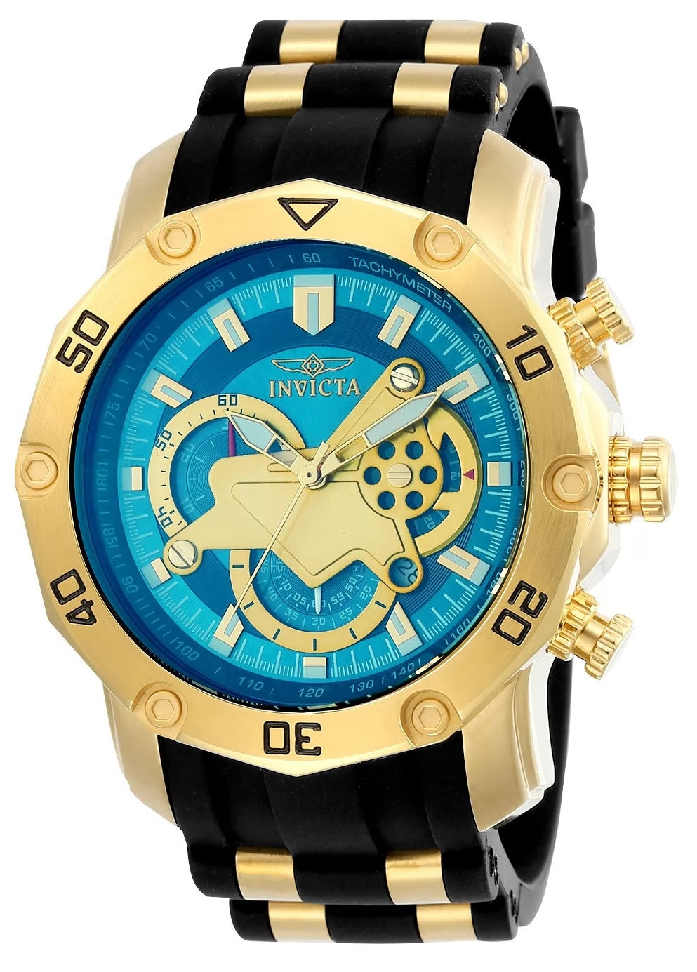 Invicta Pro Diver Quartz Blue Dial Men's Watch 50 mm 23426