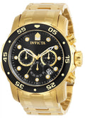 Invicta Pro Diver Quartz Black Dial Men's Watch 48 mm 0072