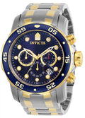 Invicta Pro Diver Quartz Blue Dial Men's Watch 48 mm 0077