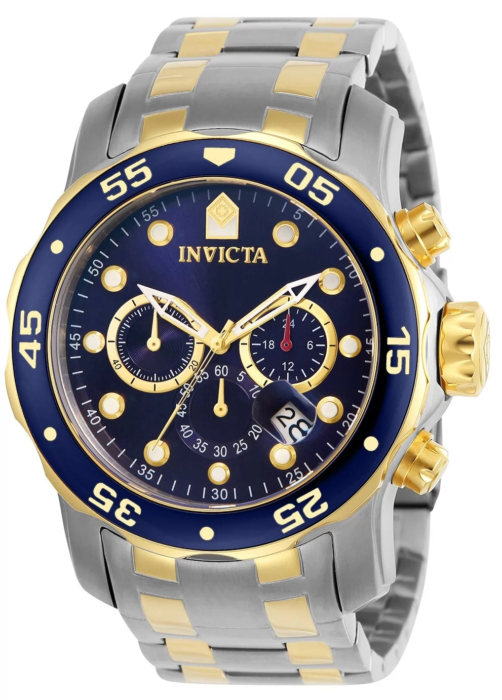 Invicta Pro Diver Quartz Blue Dial Men's Watch 48 mm 0077