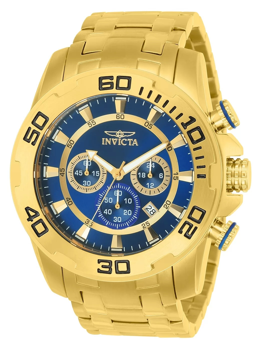 Invicta Pro Diver Quartz Blue Dial Men's Watch 50 mm 22321
