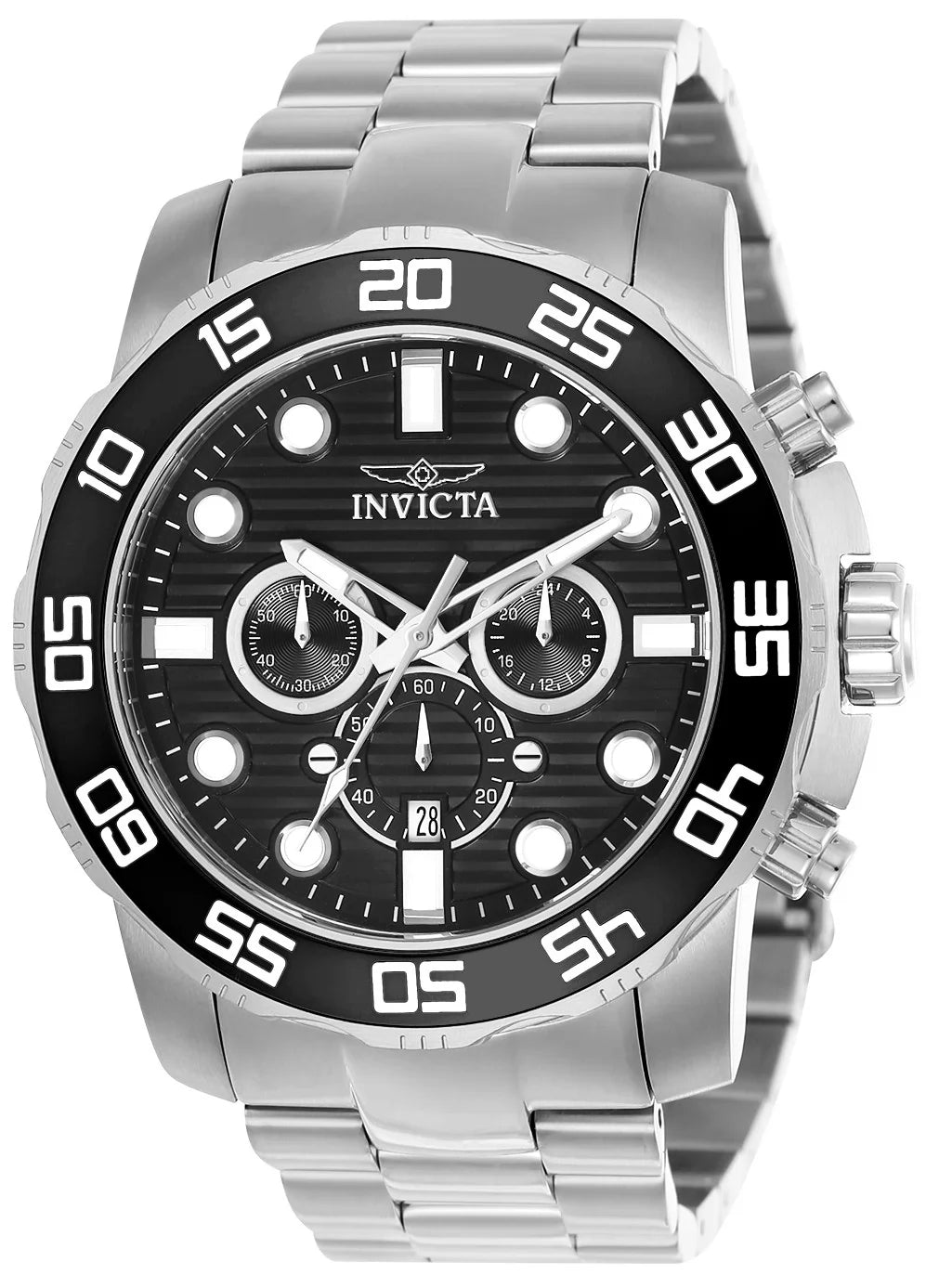 Invicta Pro Diver Quartz Black Dial Men's Watch 50 mm 22226
