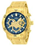 Invicta Pro Diver Quartz Blue Dial Men's Watch 50 mm 22765