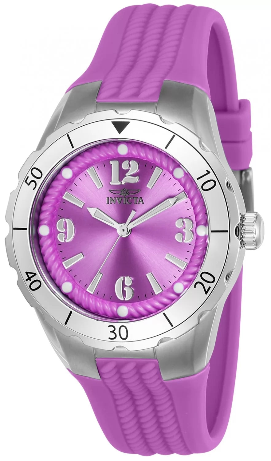 Invicta Angel Quartz Purple Dial Lady Watch 38 mm 24123