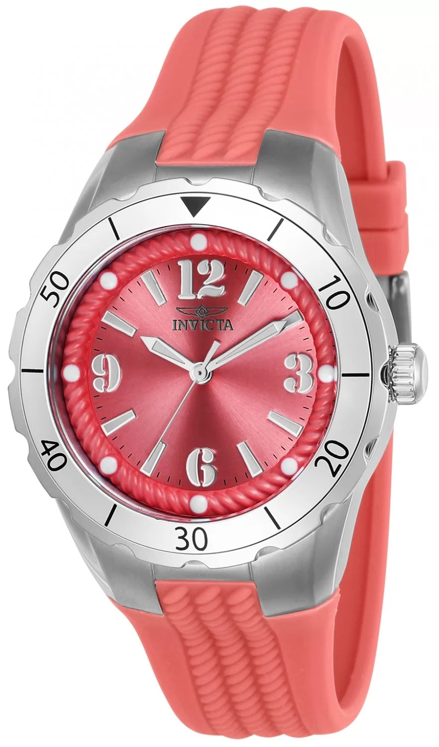 Invicta Angel Quartz Pink Dial Lady Watch 38 mm 24122