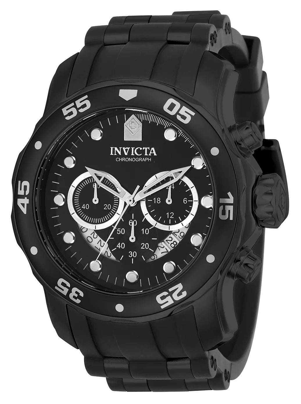 Invicta Pro Diver Quartz Black Dial Men's Watch 48 mm 21930