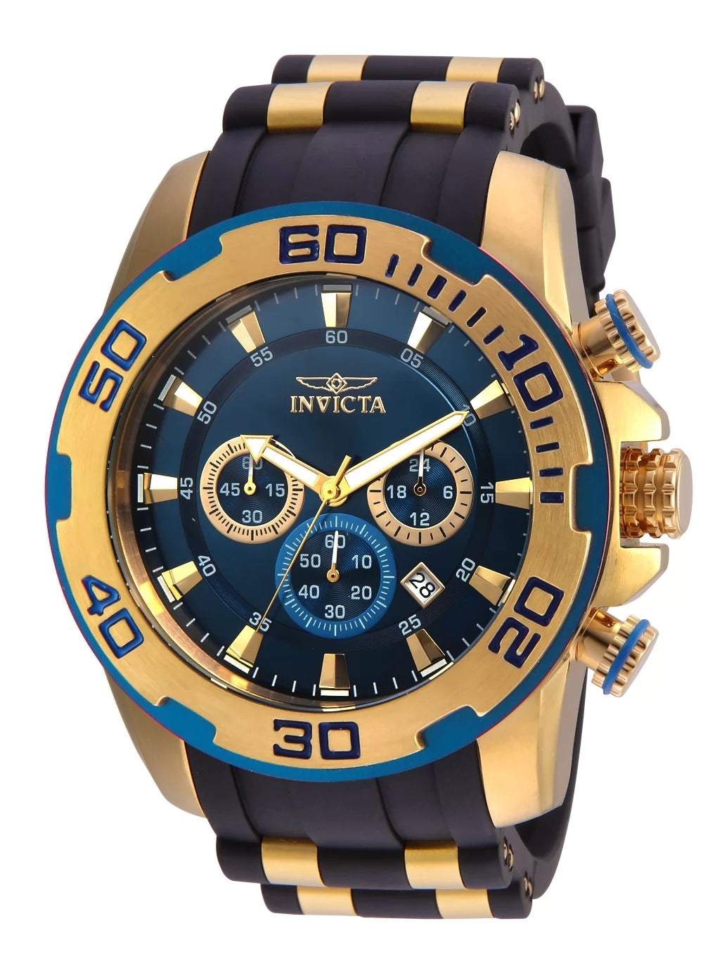 Invicta Pro Diver Quartz Blue Dial Men's Watch 50 mm 22341