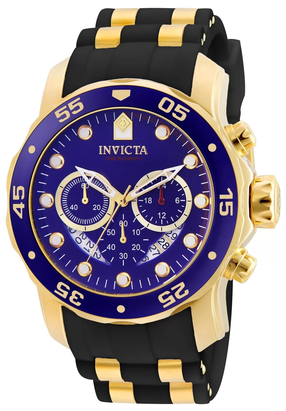 Invicta Pro Diver Quartz Blue Dial Men's Watch 48 mm 6983