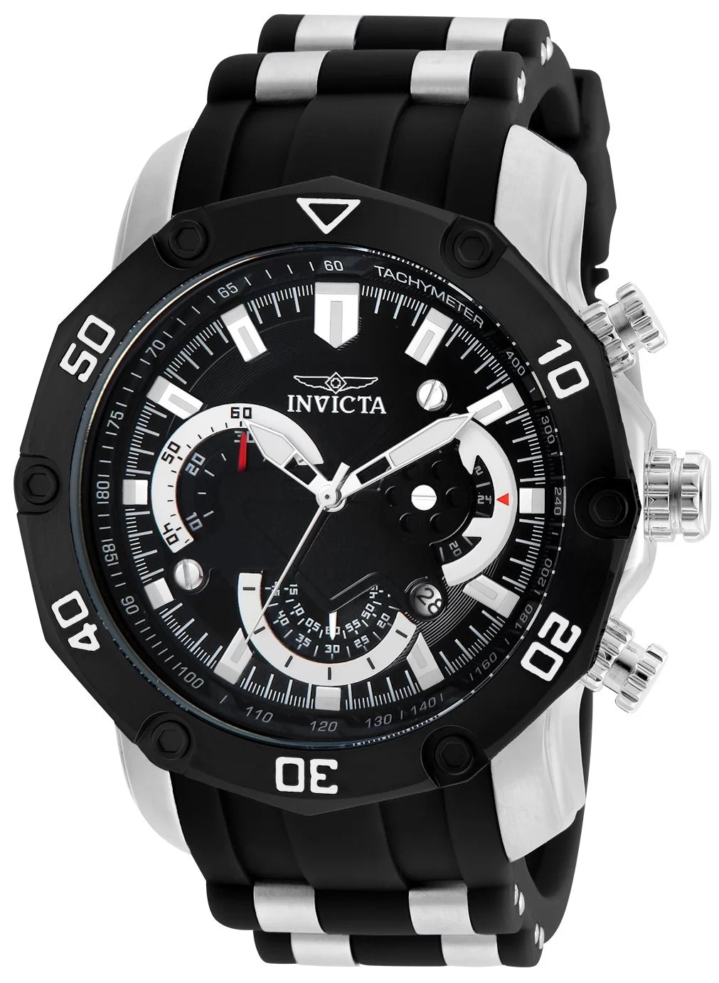 Invicta Pro Diver Quartz Black Dial Men's Watch 50 mm 22797