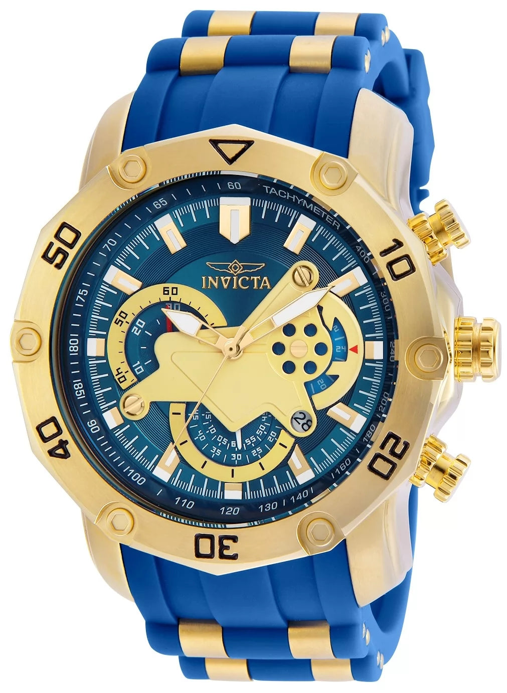 Invicta Pro Diver Quartz Blue Dial Men's Watch 50 mm 22798