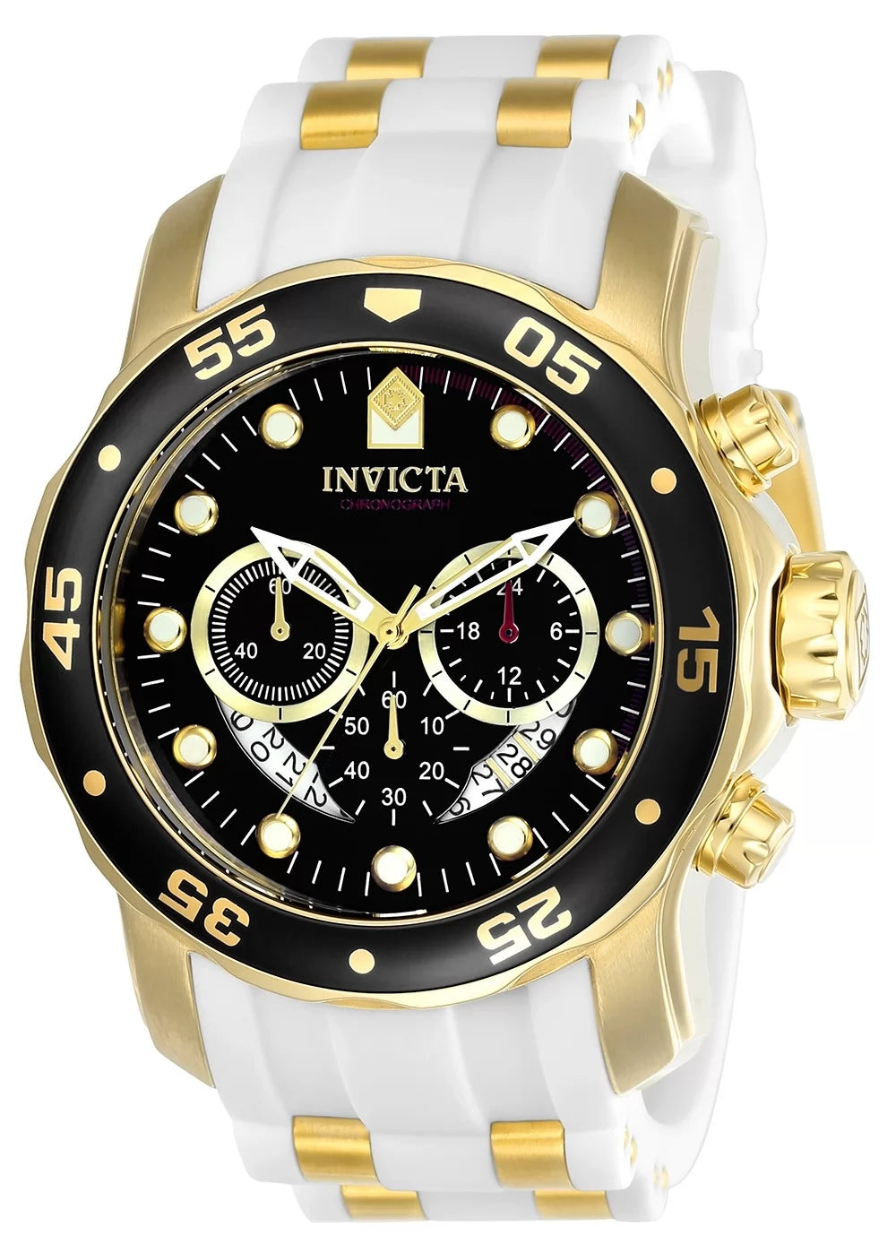 Invicta Pro Diver Quartz Black Dial Men's Watch 48 mm 20289