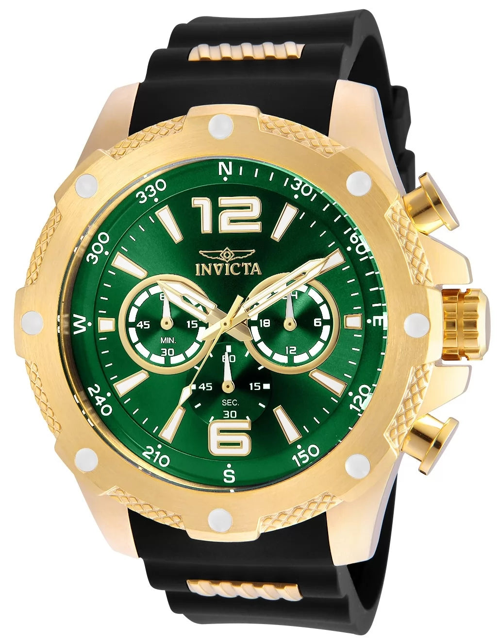 Invicta I-Force Quartz Green Dial Men's Watch 50 mm 19661