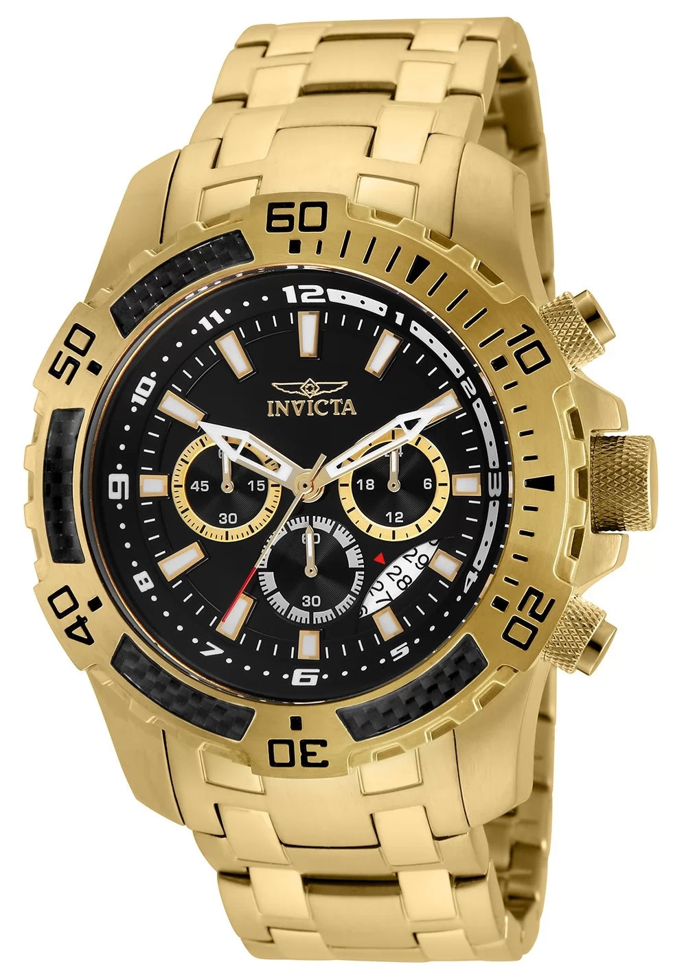 Invicta Pro Diver Quartz Black Dial Men's Watch 51 mm 24855