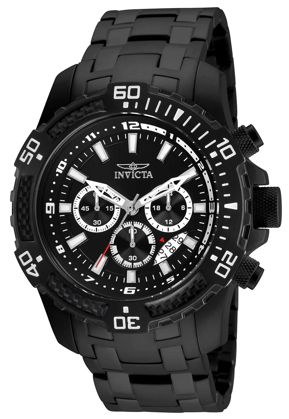 Invicta Pro Diver Quartz Black Dial Men's Watch 51 mm 24858