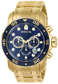 Invicta Pro Diver Quartz Blue Dial Men's Watch 48 mm 0073
