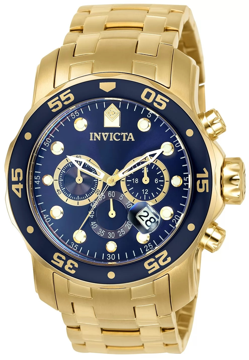 Invicta Pro Diver Quartz Blue Dial Men's Watch 48 mm 0073