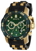 Invicta Pro Diver Quartz Green Dial Men's Watch 48 mm 17886