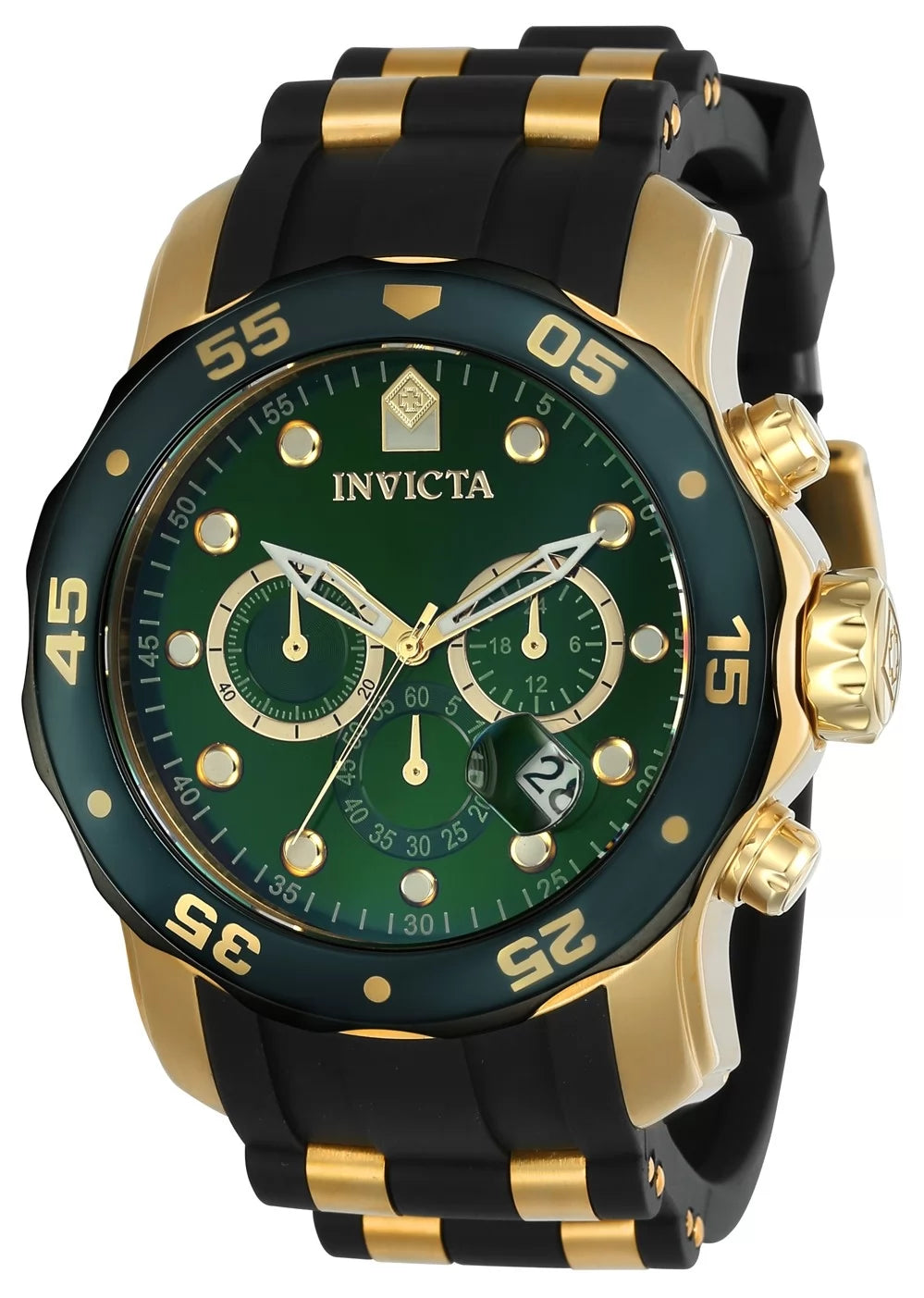 Invicta Pro Diver Quartz Green Dial Men's Watch 48 mm 17886