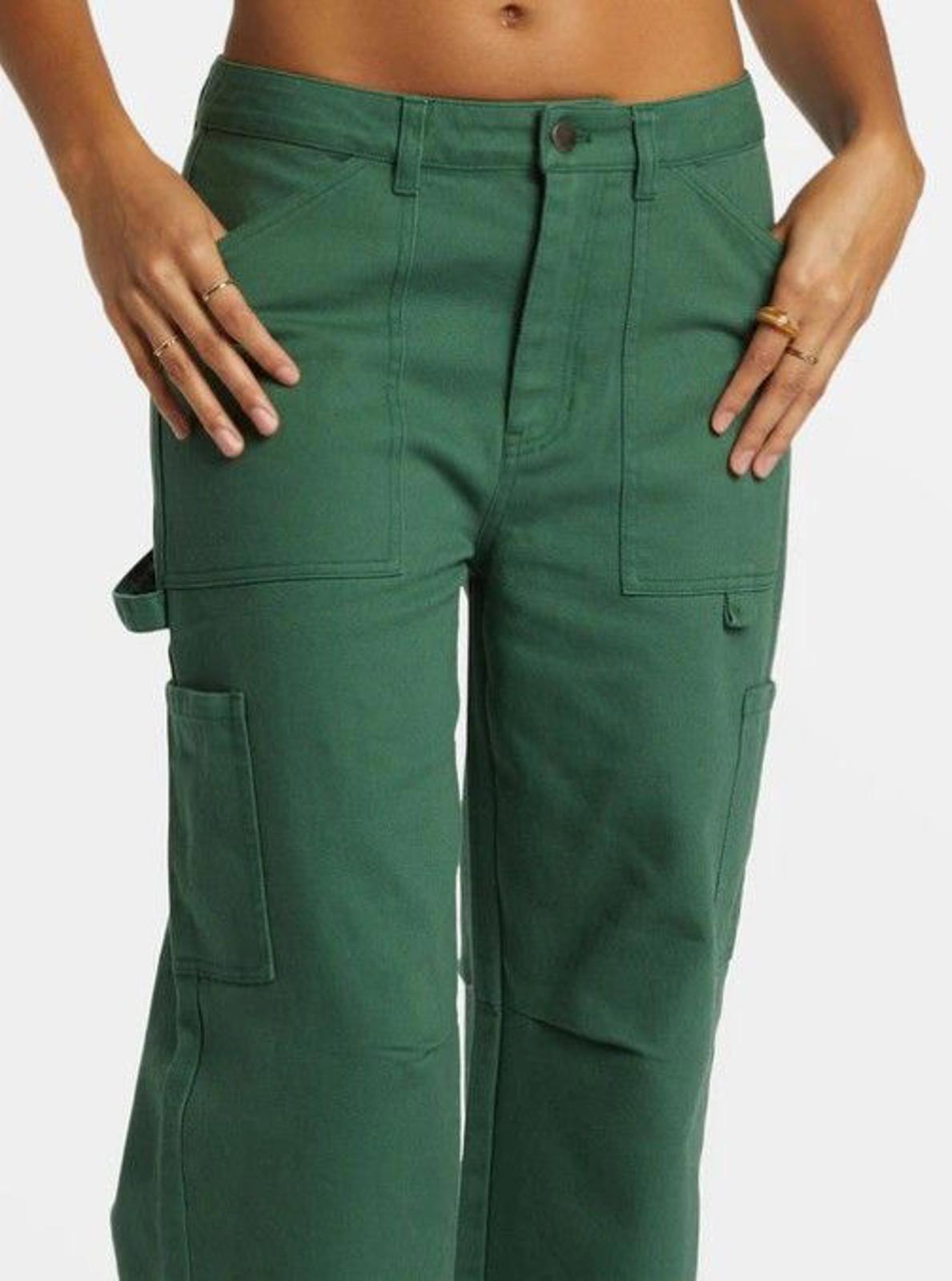 BILLABONG JUNIORS LEIA HIGH-RISE COTTON EMERALD (GREEN) - 29"