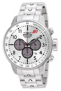 Invicta S1 Rally Quartz Silver Dial Men's Watch 48 mm 23083