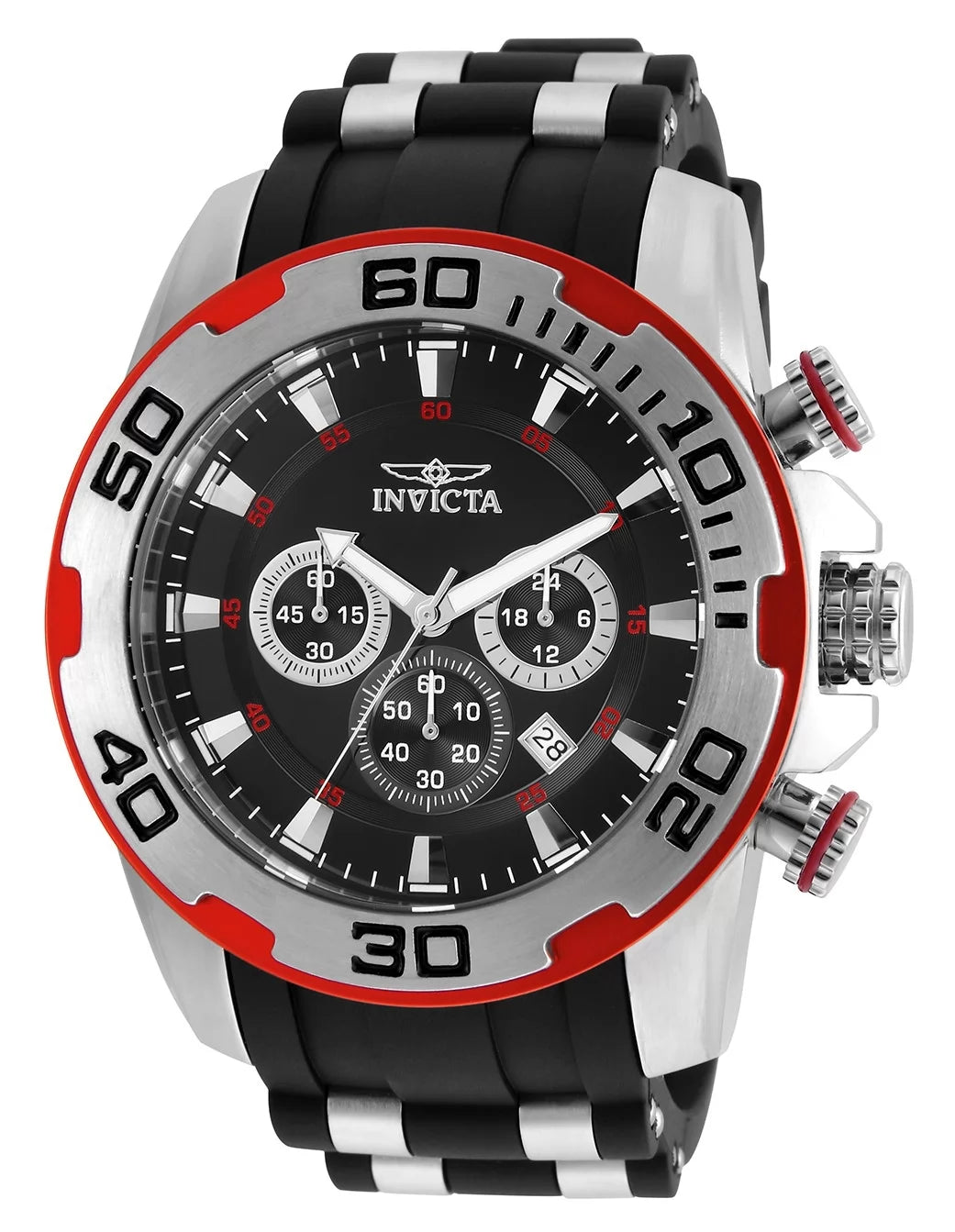 Invicta Pro Diver Quartz Black Dial Men's Watch 50 mm 22307
