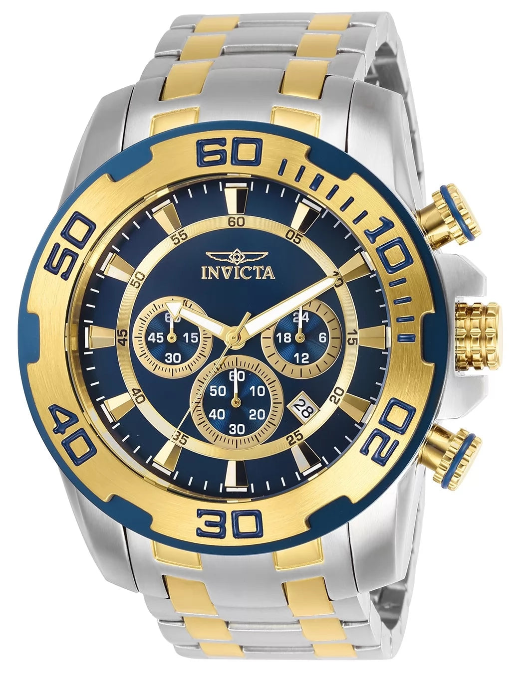 Invicta Pro Diver Quartz Blue Dial Men's Watch 50 mm 26296