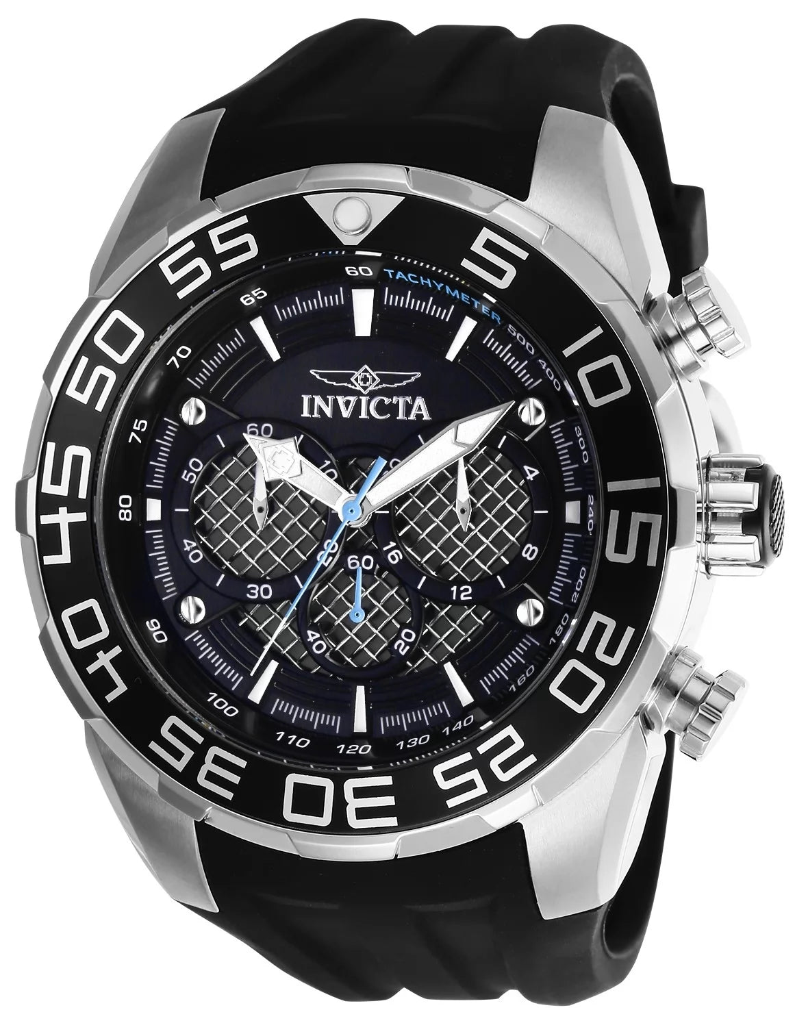 Invicta Speedway Quartz Black Dial Men's Watch 50 mm 26314