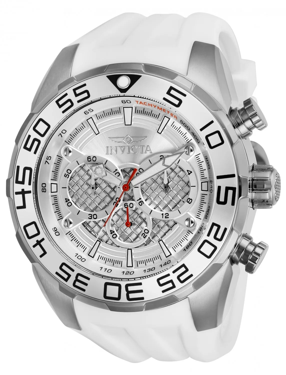 Invicta Speedway Quartz Silver Dial Men's Watch 50 mm 26299