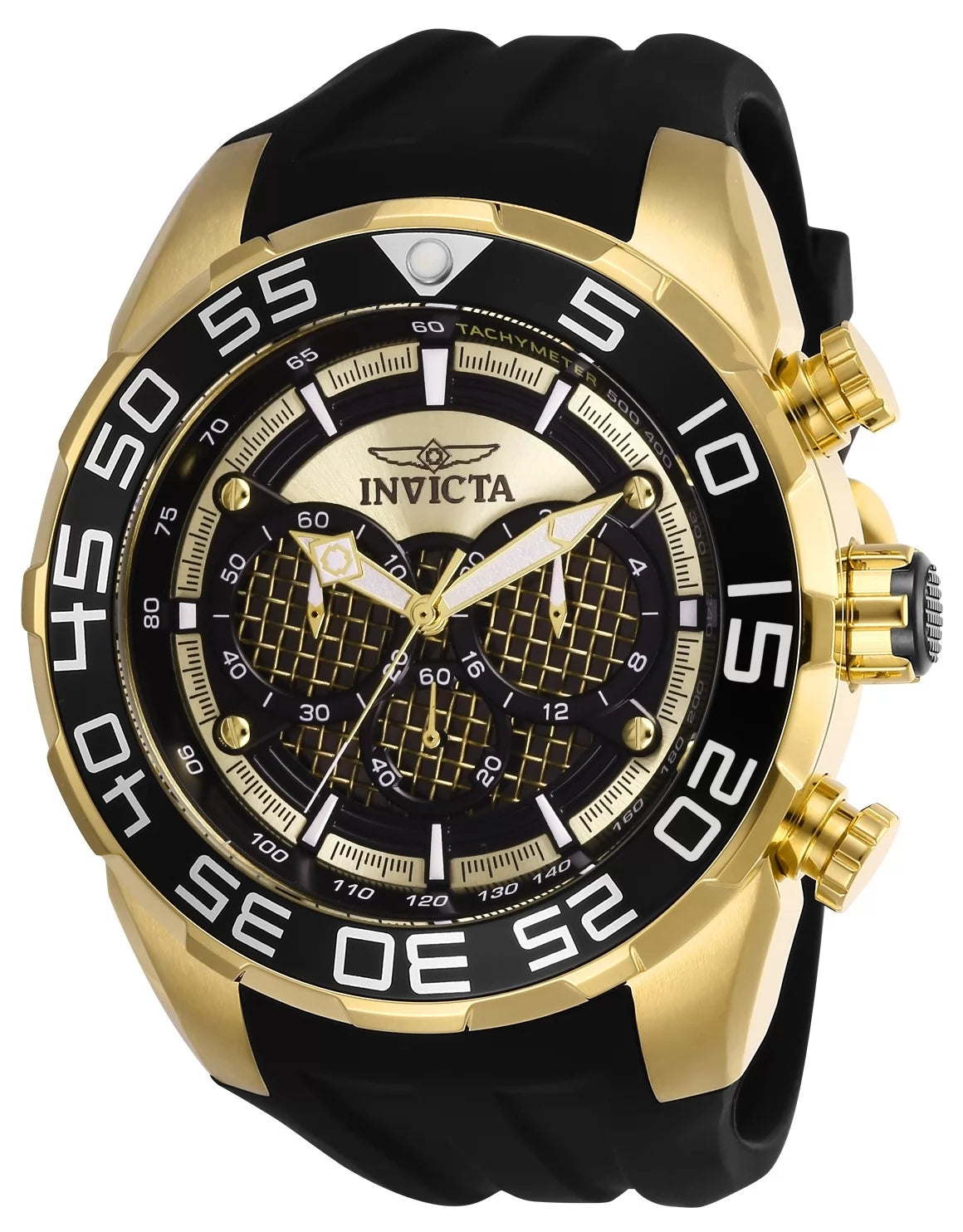 Invicta Speedway Quartz Black Dial Men's Watch 50 mm 26301