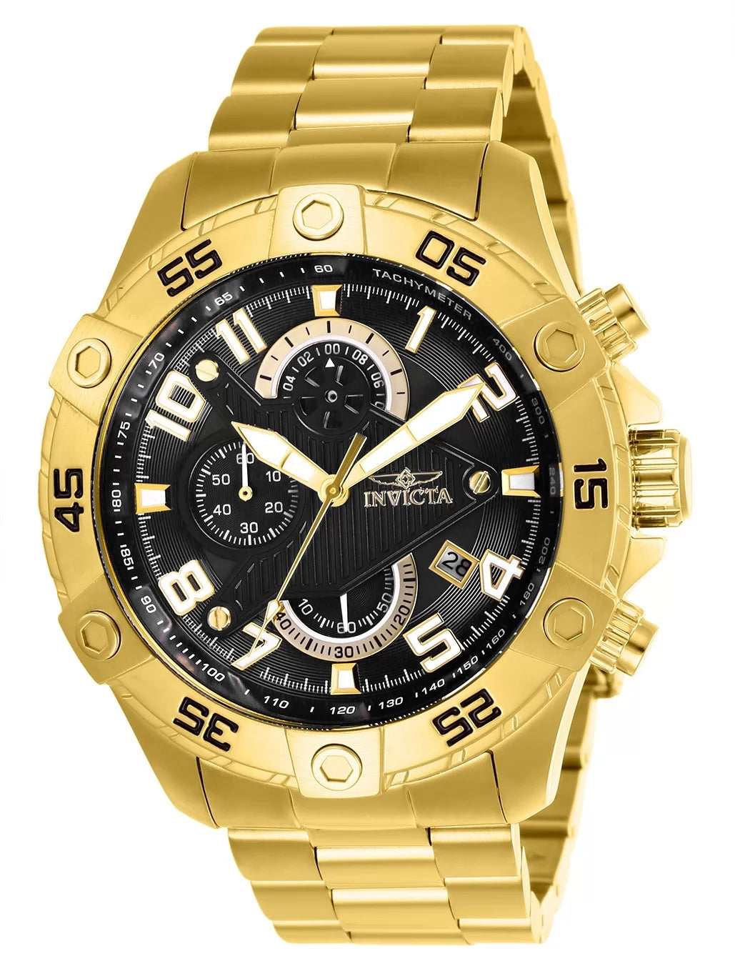 Invicta S1 Rally Quartz Black Dial Men's Watch 48 mm 26097
