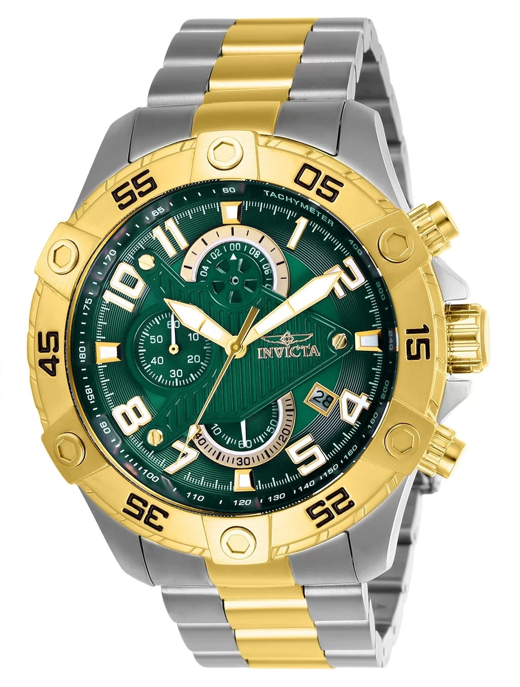 Invicta S1 Rally Quartz Green Dial Men's Watch 48 mm 26099