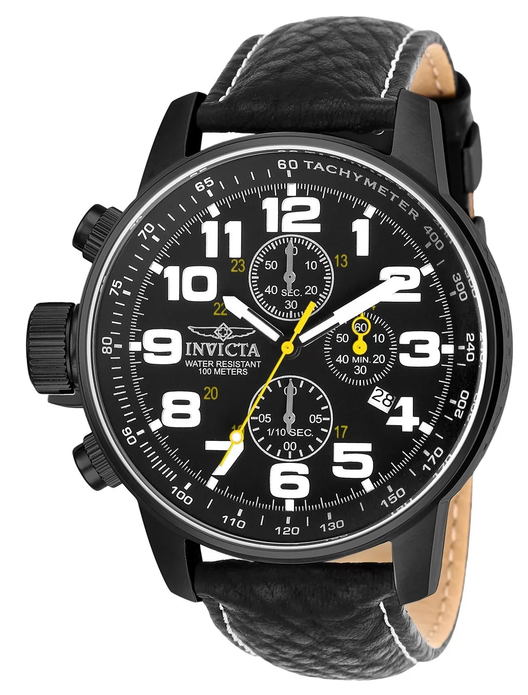 Invicta I-Force Quartz Black Dial Men's Watch 46 mm 3332